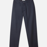WABAN trousers eco grid wool navy