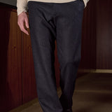 WABAN trousers lambswool blue