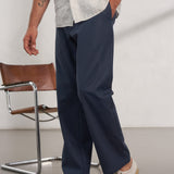 WABAN trousers tencel cold navy