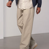 WABAN trousers tencel taupe