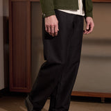 WABAN trousers winter linen black