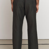 WABAN trousers winter linen black olive