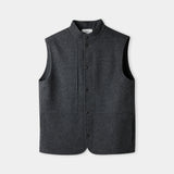 WENDEL vest lambswool anthracite