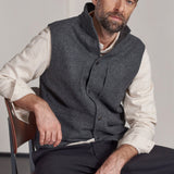 WENDEL vest lambswool anthracite