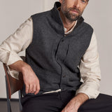 WENDEL vest lambswool anthracite