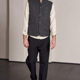 WENDEL vest lambswool anthracite