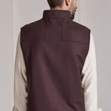 WENDEL vest lambswool marron