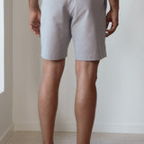 JIM shorts stone grey tencel