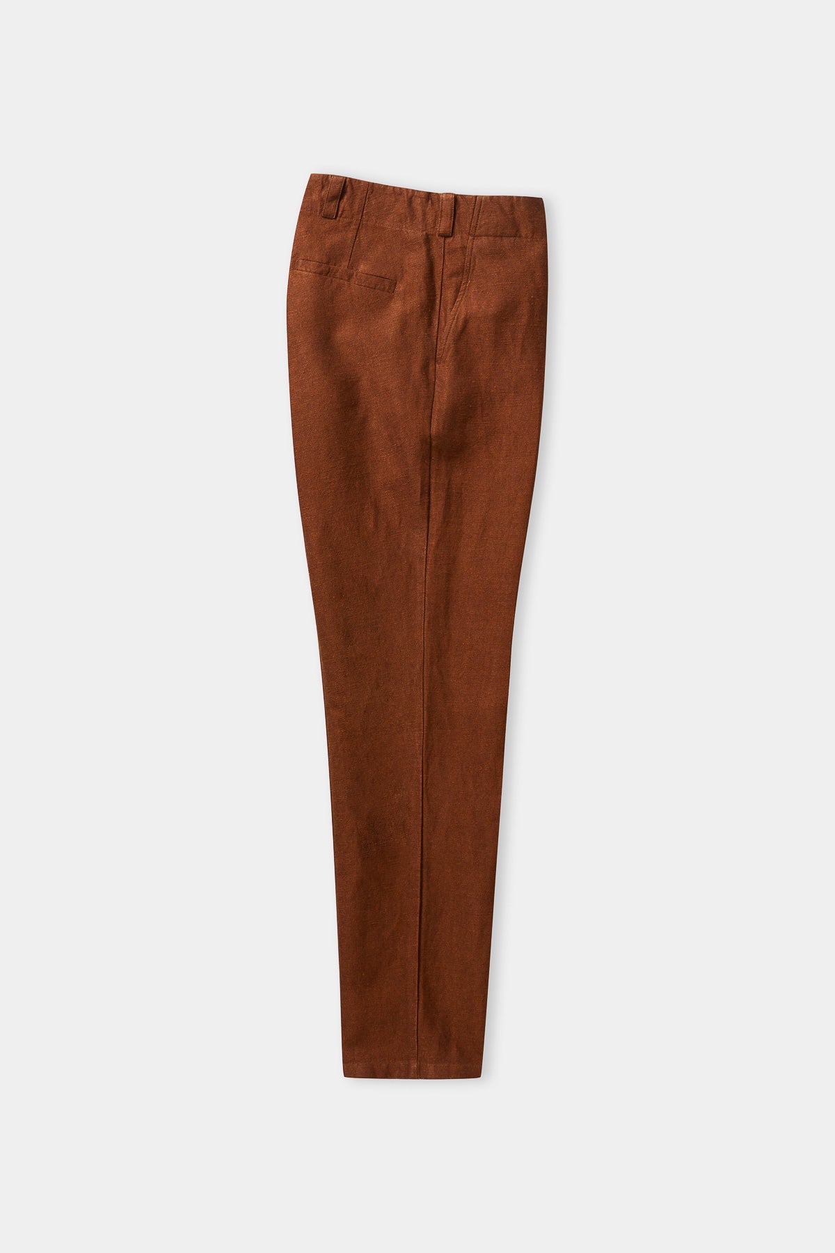 JOSTHA trousers cognac winter linen