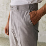 JOSTHA trousers tencel stone grey