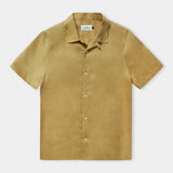 KUNO shirt pure linen gold