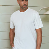 LIRON t-shirt eco pique stone white