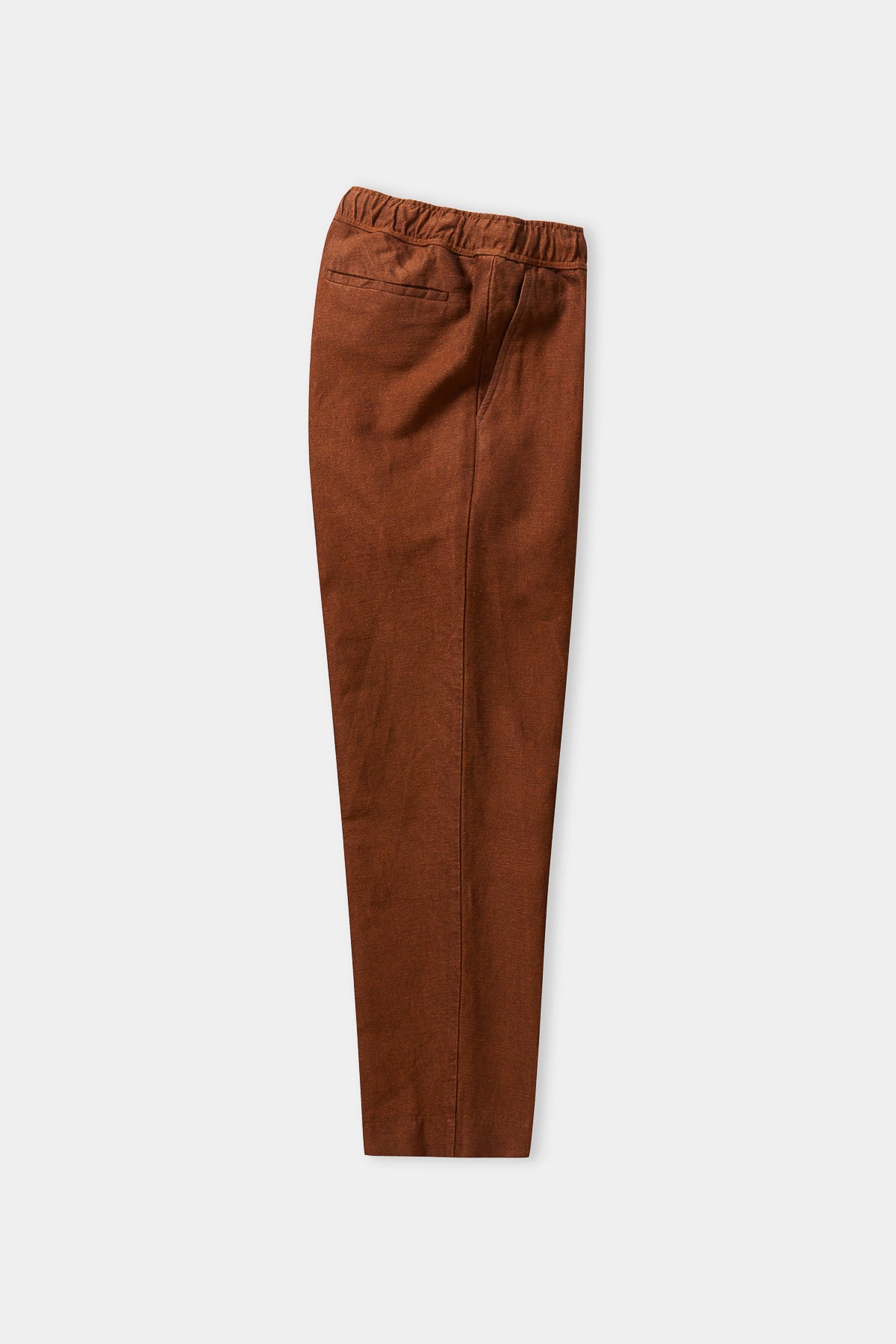 MAX trousers cognac winter linen