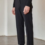 MAX trousers eco structured black