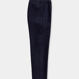 MAX trousers eco structured navy