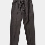 MAX trousers winter linen steel