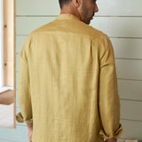 NATHAN shirt pure linen gold