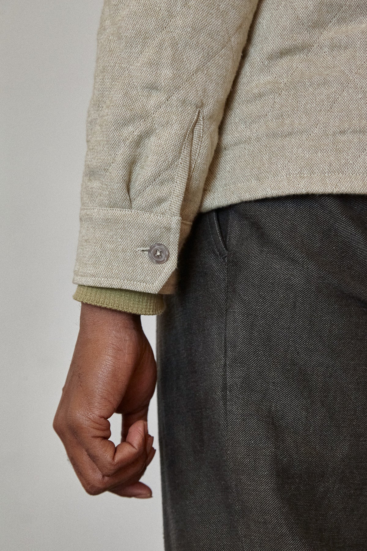 OWE jacket eco padded khaki flannel