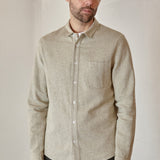 SIMON shirt eco flannel khaki
