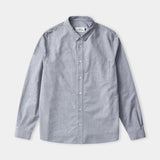 SIMON shirt eco oxford grey